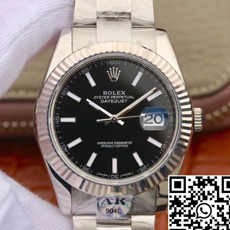 126334 41mm Datejust Rolex Black Dial AR Factory 1002